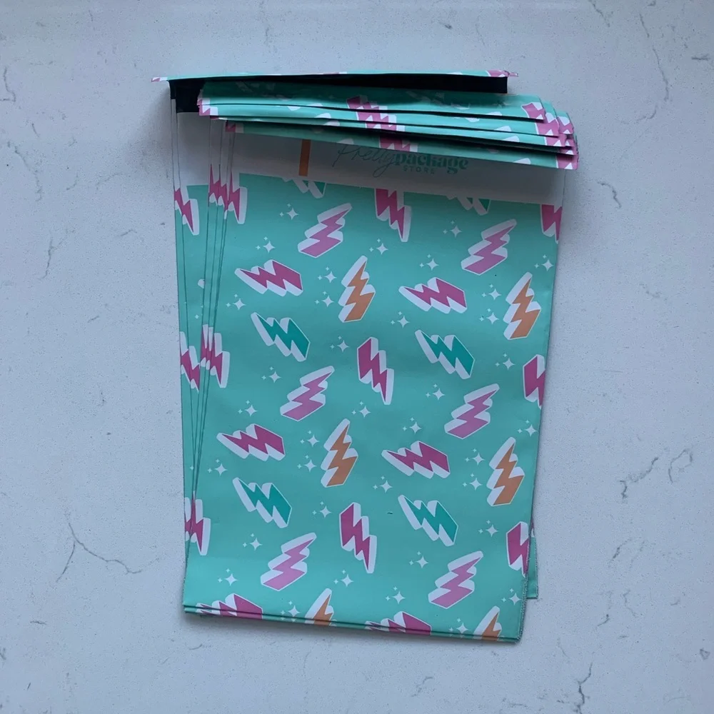 Lightning Bolt Polymailers -‎ 6x9 - Pack of 25
